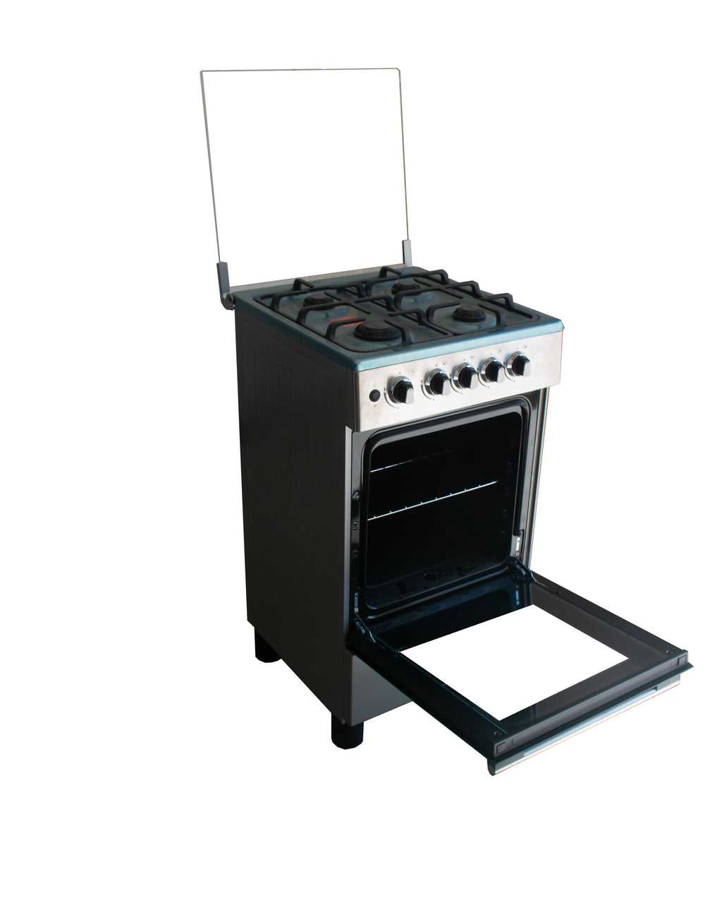 ESTUFA A GAS 20” 4Q ACERO INOX