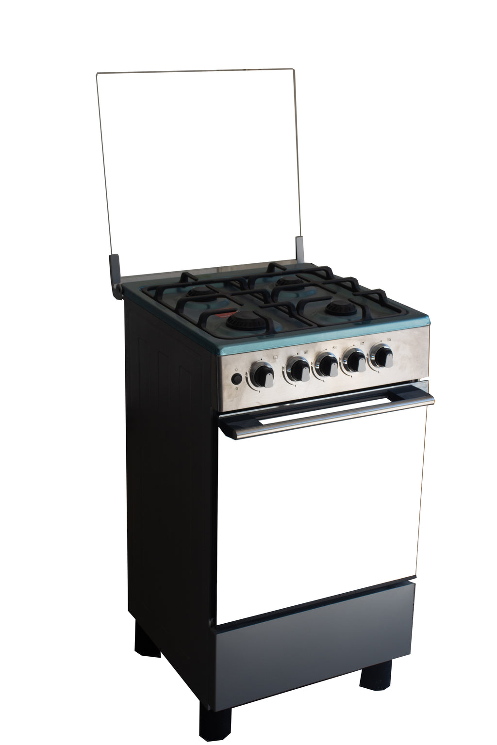 ESTUFA A GAS 20” 4Q ACERO INOX