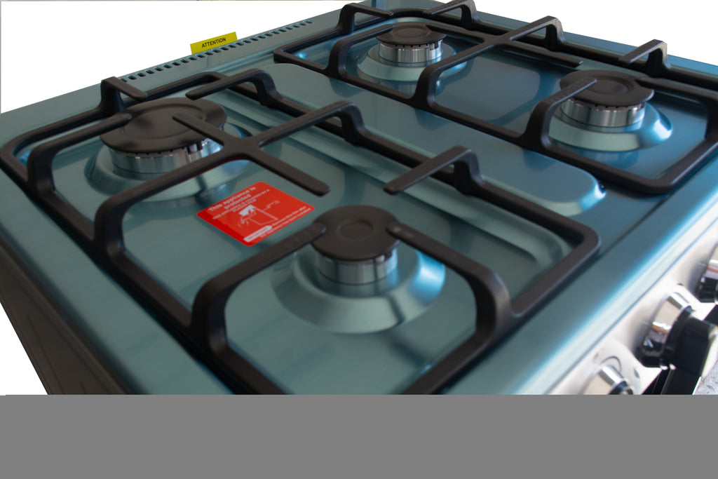 ESTUFA A GAS 24” 4Q ACERO INOX MARCA ROYAL(REH60SMI)